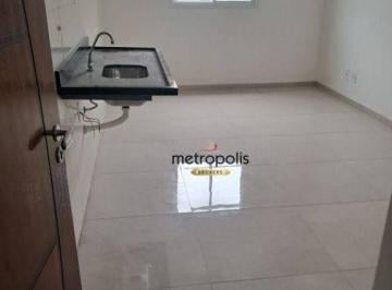 Cozinha/Sala · Apartamento com 2 dormitórios à venda, 52 m² por R$ 450.000,00 - Nova Gerti - São Caetano do Sul/SP