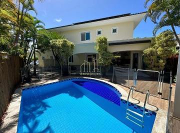 Foto 02 · Casa duplex em condomínio fechado alto luxo com quatro suítes e área gourmet a venda em Patamares