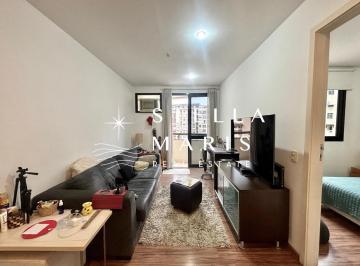 Foto 01 · Copacabana, Apartamento tipo Flat em andar alto, com varanda, vista livre de 38 m2, 1 suíte e 1 vaga