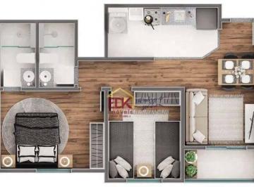 6465c8718c6864f94dc03db654b748666df02d92 · Apartamento com 2 dormitórios à venda, 52 m² por R$ 382.000 - Parque Residencial Flamboyant - São Jo