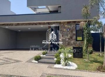 Casa · 189m² · 4 Quartos · 4 Vagas · Casa à venda 04 dormitórios ( com suíte), no Condomínio Santorini Residencial Club, em Paulínia SP