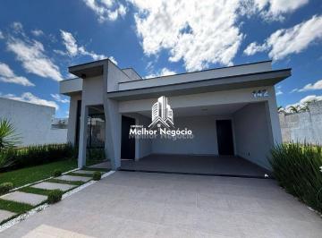 Casa · 165m² · 3 Quartos · 4 Vagas · Casa à venda, CONDOMINIO RESIDENCIAL CAMPOS DO CONDE II EM PAULÍNIA, CASA COM 3 QUARTOS COM 2 SUÍTES
