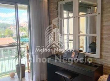 Apartamento · 55m² · 3 Quartos · 1 Vaga · Apartamento 03 dormitórios no Condomínio Rossi Ideal Água Branca, Parque Prado, Campinas - SP