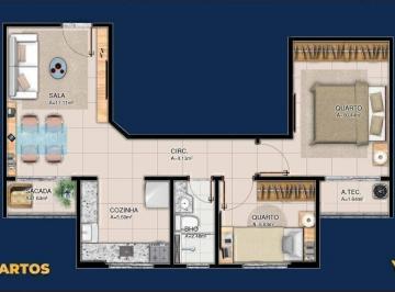 Apartamento · 49m² · 3 Quartos · 1 Vaga · PORTO REAL - VENHA APROVEITAR NÃO PERCA ESSA OPORTUNIDADE APARTAMENTO PERFEITO PRA VOCÊ 64