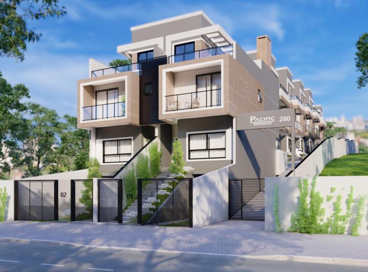 Imóvel novo horizontal-vertical , Curitiba · Sobrado Curitiba - Mercês - PACIFIC RESIDENCE