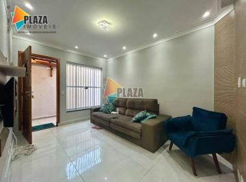 Casa · 95m² · 3 Quartos · 1 Vaga · Casa com 3 dormitórios para alugar, 95 m² por R$ 4.300,00/mês - Boqueirão - Praia Grande/SP