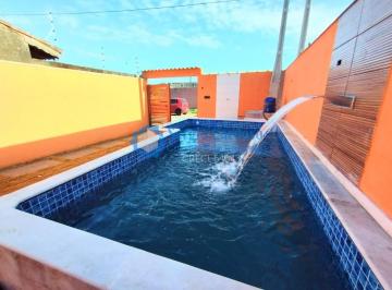 Casa · 61m² · 2 Quartos · 2 Vagas · CASAS NOVAS COM PISCINA AMPLO QUINTAL LADO PRAIA ITANHAÉM/SP