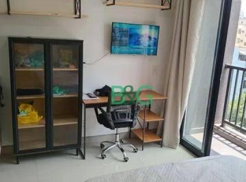 5a88bfe7d748467c821c9d48b0e3a6e20561cd88 · Apartamento para alugar, 22 m² por R$ 3.045,00/mês - República - São Paulo/SP
