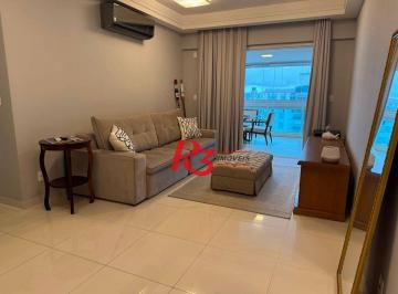 4c22c720ef643292f17be3afcee88c556582b1ea · Apartamento com 3 dormitórios para alugar, 158 m² por R$ 15.000,02/mês - Aparecida - Santos/SP