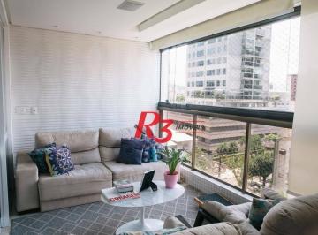 f689a0a5937357b0753d68b10801382b01e231af · Apartamento com 3 dormitórios à venda, 171 m² por R$ 2.350.000,00 - Embaré - Santos/SP