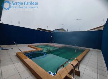 Casa · 130m² · 3 Quartos · 4 Vagas · CASA NOVA 400M DO MAR! 3 SUITES COM PISCINA ITANHAÉM SP