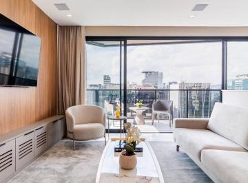 8c5c81f87af19794343431e73a2c9ab593ccd5c2 · Apartamento Duplex com 2 suítes, mobiliado, para alugar, 114 m² - Vila Olímpia - perto parque do Pov