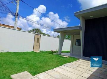 Casa · 90m² · 3 Quartos · 4 Vagas · Casa Plana em Amplo Lote de Esquina com Móveis Projetados em Eusébio, 03 Quartos, 90m2 de Construção