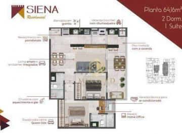 Apartamento · 64m² · 2 Quartos · Apartamento em Itaguá, Ubatuba/SP de 64m² 2 quartos à venda por R$ 485.581,00