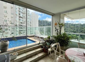 Foto 01 · Apartamento de luxo para venda ou locação em Santana de Parnaíba-SP, Tamboré: 3 quartos, 3 suítes, 3
