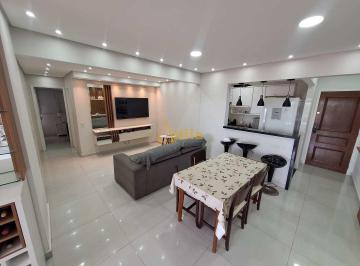 Apartamento · 83m² · 3 Quartos · 1 Vaga · Apto vista mar, 3 dorms., 200mts praia Enseada, 1 vaga