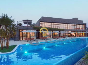 Terreno · 220m² · Lote a venda no Acquaville Class posição sul e plano.