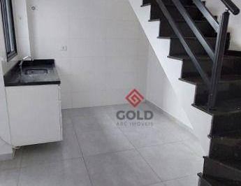 5bdb054119120464b698d44fb630cfa4c41a9e0e · Cobertura com 2 dormitórios para alugar, 120 m² por R$ 2.550,01/mês - Parque Novo Oratório - Santo A