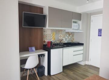 Apartamento · 30m² · 1 Quarto · 1 Vaga · Lindo studio mobiliado locação Campo Belo - 1 dormitório + 1 vaga