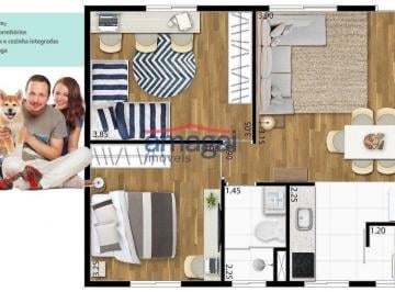 Apartamento · 54m² · 2 Quartos · 1 Vaga · Lançamento: Apartamento em Jacareí