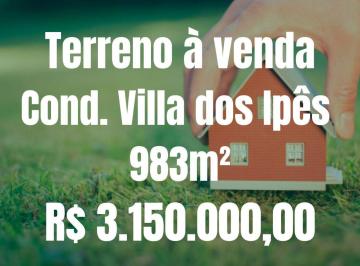 Terreno · 983m² · Terreno à venda no Condomínio Villa dos Ipês - Uberlândia/MG