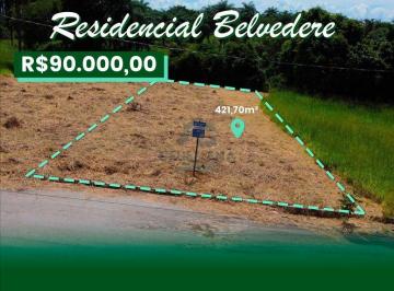 Terreno · 421m² · LOTE ENORME A VENDA NO RESIDENCIAL BELVEDERE!!! 421,70m2