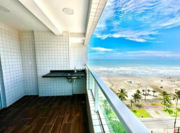 Apartamento · 77m² · 2 Quartos · 1 Vaga · FRENTE MAR! Pronto Para Morar Fino Acabamento 2 Dormts 1 Suíte Varanda Gourmet