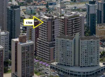 Apartamento de 1 quarto, Curitiba · Cartao Posta de Curitiba - Studio com vaga - 37,49m² - Face Norte