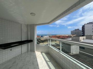 Varanda Gourmet · Apartamento VISTA MAR com 2 dormitórios à venda, 75 m² por R$ 549.000 - Caiçara - Praia Grande/SP