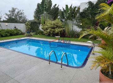 7bfe3a7c15afbdfa67ed7f5c72ac2450a84b08e4 · Casa com 3 Suítes, Área Gourmet e Piscina - 312 m² AC. - Reserva Santa Maria - Jandira/SP.