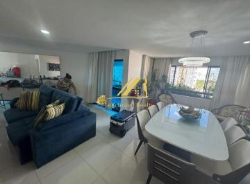 Foto 01 · Condomínio Mansão Felix: apartamento na Pituba, 4 quartos, 2 suítes com lavabo, varanda, dependência