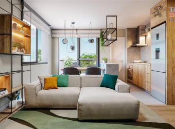 Apartamento · 66m² · 2 Quartos · 1 Vaga · Apartamento de 66.18m² no bairro Portão, com 2 quartos (1 suíte), 2 banheiros e 1 vaga de garagem
