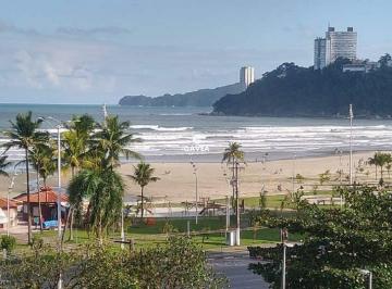Apartamento · 45m² · 1 Quarto · Flat para alugar em São Vicente – Frente para o mar na Praia do Itararé
