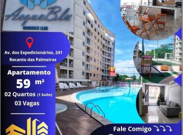Apartamento de 2 quartos, Teresina · Acqua Blu Residence Clube - Apartamento - Recanto das Palmeiras
