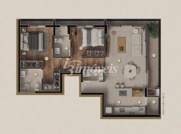 Apartamento · 187m² · 2 Quartos · 1 Vaga · Apartamento à venda, 2 quartos sendo 2 suítes, 1 vaga, Ed. Moradas Atalaia, Bairro Fazenda, Itajaí-S