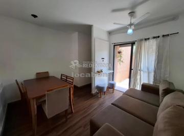 Apartamento · 55m² · 1 Quarto · 1 Vaga · Apartamento mobiliado localizado no Borghese Boulevard com quintal privativo e cozinha planejada.