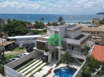 5b9c35edc2be282e5d11aece43d5cd0843a471f8 · Casa à beira mar com 5 quartos (5 suítes), 6 vagas e lazer à venda em Tombo, Guarujá