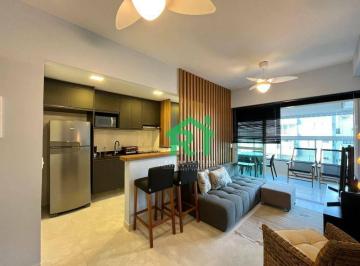 Sala · Apartamento com 2 Dormitórios (1 Suíte), 2 Vagas, Lazer, Jardim Astúrias, Guarujá/SP