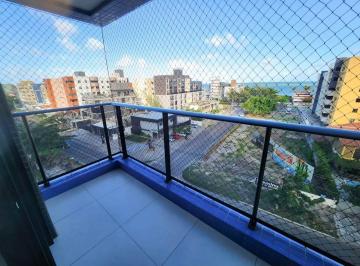 Apartamento · 96m² · 3 Quartos · 2 Vagas · Apartamento Mobiliado vista mar à venda, 3 quartos, 2 suítes, 2 vagas, Jardim Oceania - João Pessoa/