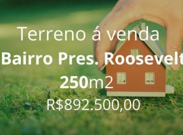 Terreno · 250m² · Terreno à venda no Bairro Presidente Roosevelt - Uberlândia/MG