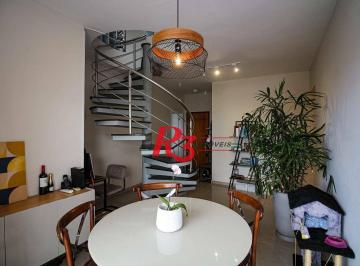 ca5342f869a411d27e73b54e958b2bd698c1bd4e · Cobertura à venda, 157 m² por R$ 950.000,00 - Encruzilhada - Santos/SP