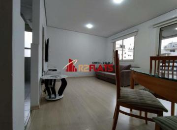 Apartamento · 65m² · 2 Quartos · 2 Vagas · Flat com ótimo preço no bairro Moema. Confira!