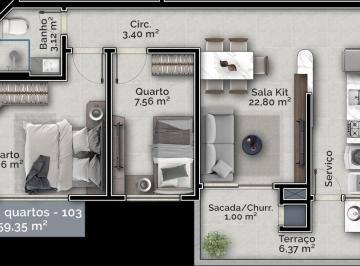 670066_iCUop8i621A3Cz15978p1_67006667ad2b3d3f63f.jpg · Apartamento em construção- com 2 quartos  ao ladod da UFSC- Florianópolis- SC