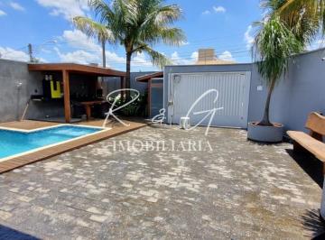 Casa · 167m² · 3 Quartos · 3 Vagas · Casa com piscina R$850.000,00 no Jd. Sta. Mônica - São Pedro/SP