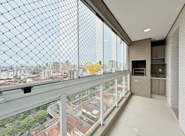 Varanda com churrasqueira · Apartamento 2 Quartos a Venda em Santos - Sp