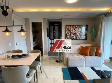 b71b36911428f901b697d8c61c272128b2feebb4 · Apartamento totalmente mobiliado de 1 suíte, lavabo, ar-condicionado, uma vaga e lazer completo no I