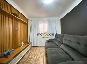 Sala de Estar · Casa, 111 m² - venda por R$ 590.000,00 ou aluguel por R$ 3.521,00/mês - Jardim Santo Antônio - Santo