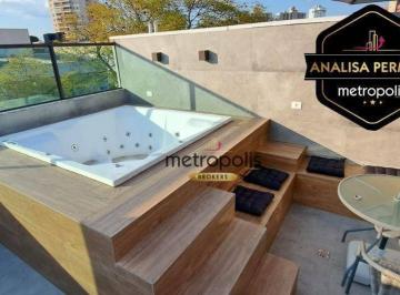 87e3f8ed06bc15363e766ec905e4813fa2f8bf35 · Cobertura à venda, 150 m² por R$ 830.000,00 - Vila Valparaíso - Santo André/SP