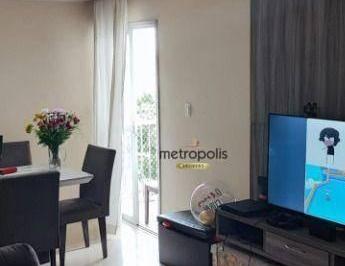 Sala · Apartamento à venda, 59 m² por R$ 481.000,00 - Vila Palmares - Santo André/SP