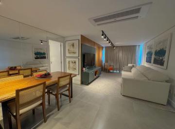 Apartamento · 115m² · 3 Quartos · APARTAMENTO MOBILIADO E DECORADO - FRENTE MAR - 3 DORMITÓRIOS - 1 VAGA - ÁREA DE LAZER COMPLETA